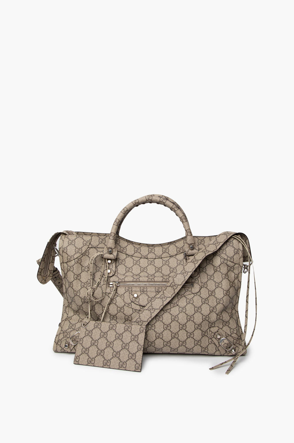 Gucci X Balenciaga GG Supreme Neo Classic City Bag