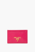 Prada Pink Saffiano Card Holder