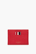 Thom Browne Red Pebbled Cardholder