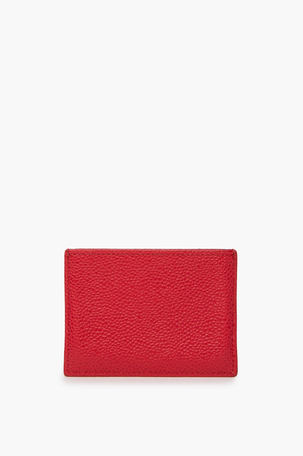 Thom Browne Red Pebbled Cardholder
