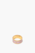 Louis Vuitton Flight Mode Nanogram Ring Pink Golden