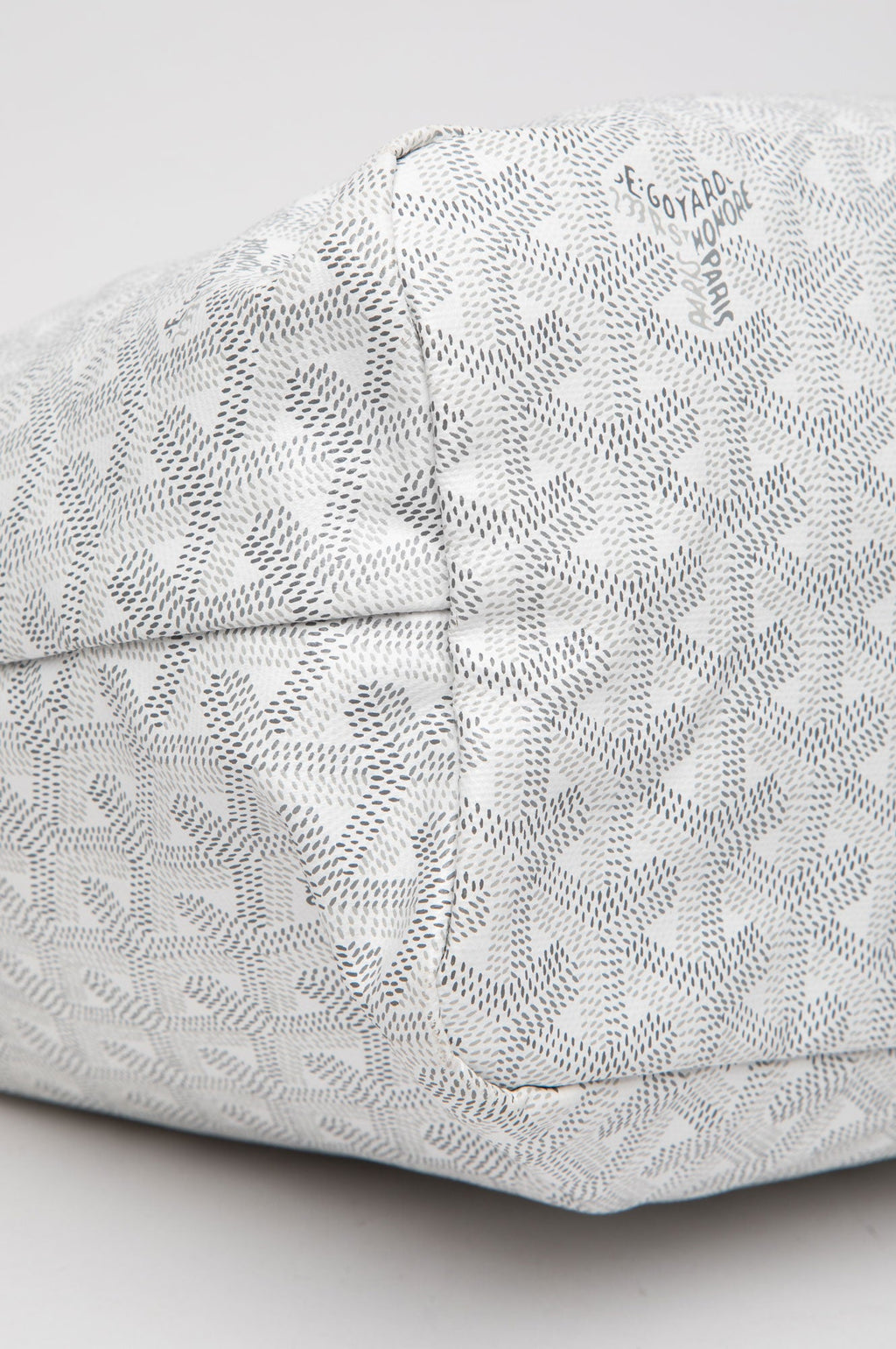 Goyard White Goyardine Bohème Hobo Bag