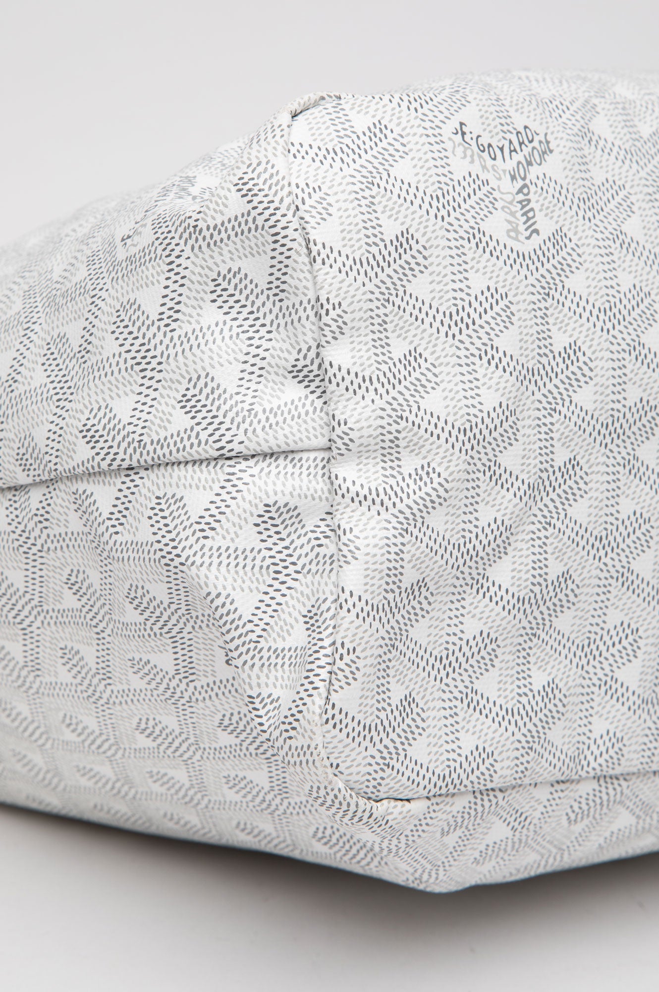 Goyard White Goyardine Bohème Hobo Bag