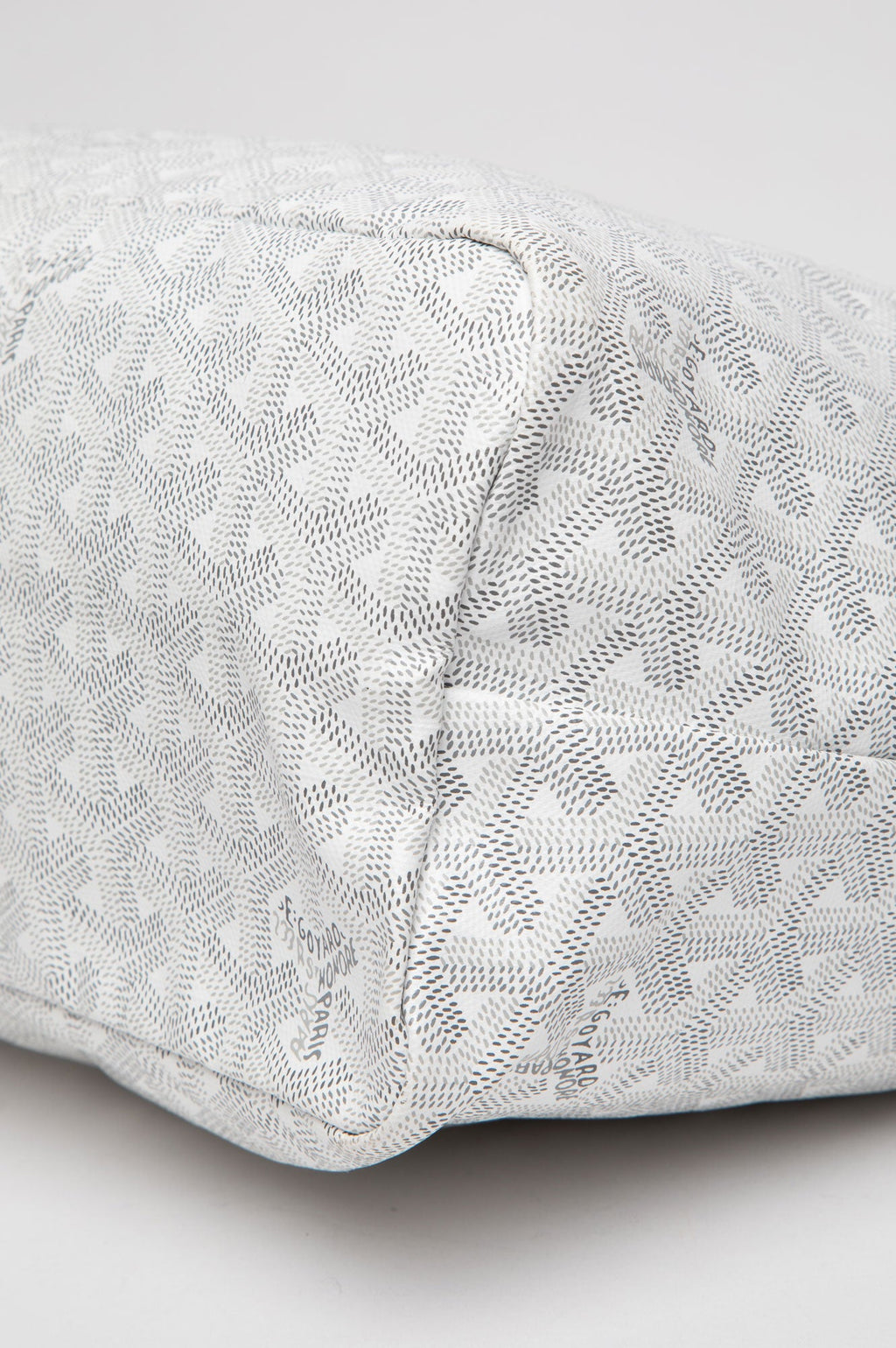 Goyard White Goyardine Bohème Hobo Bag