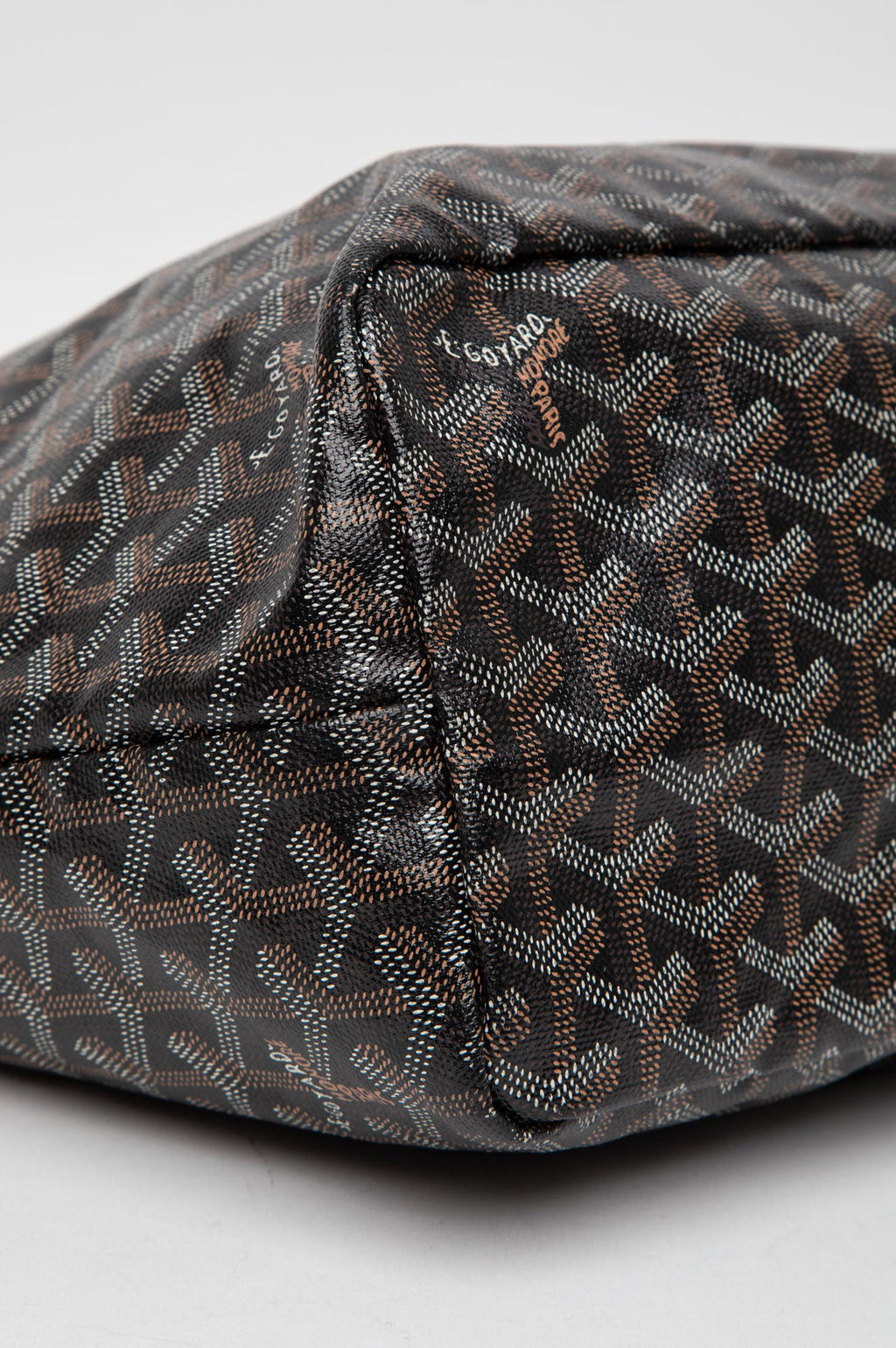 Goyard Black Goyardine Saint Louis PM