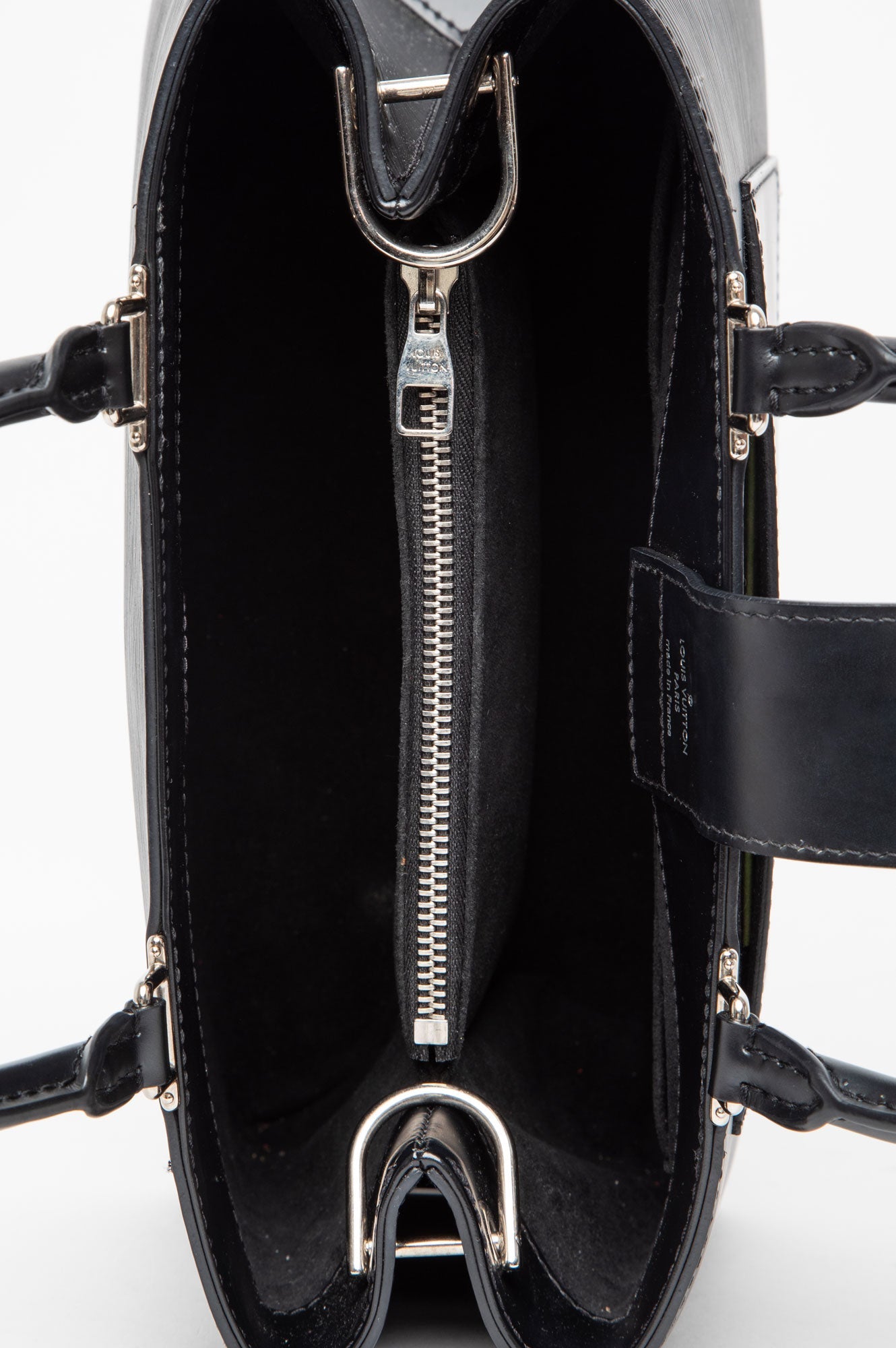 Louis Vuitton Black Epi Leather PM Kleber Bag