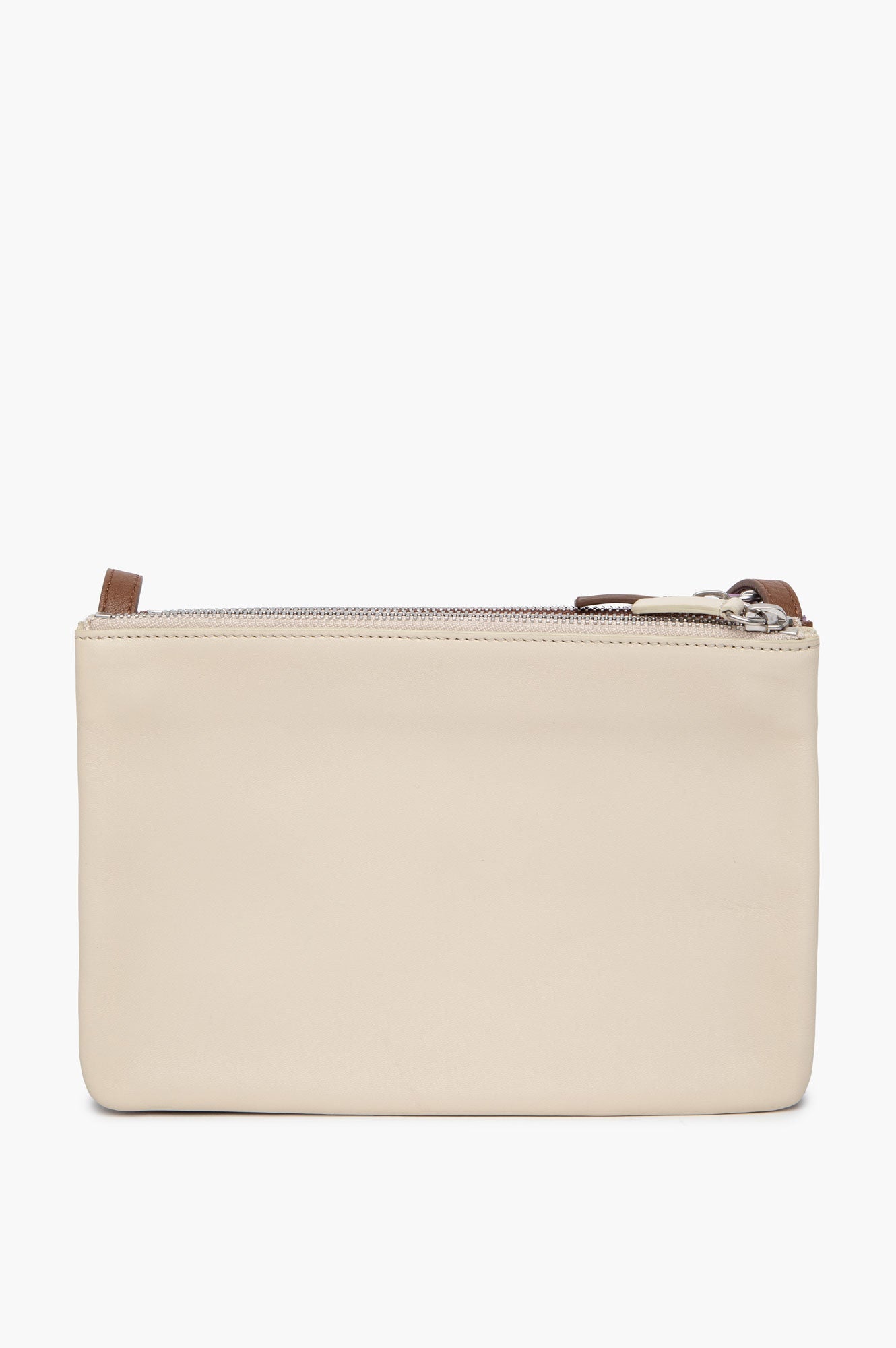 Celine Lilac/Brown/Ecru Lambskin Trio Bag