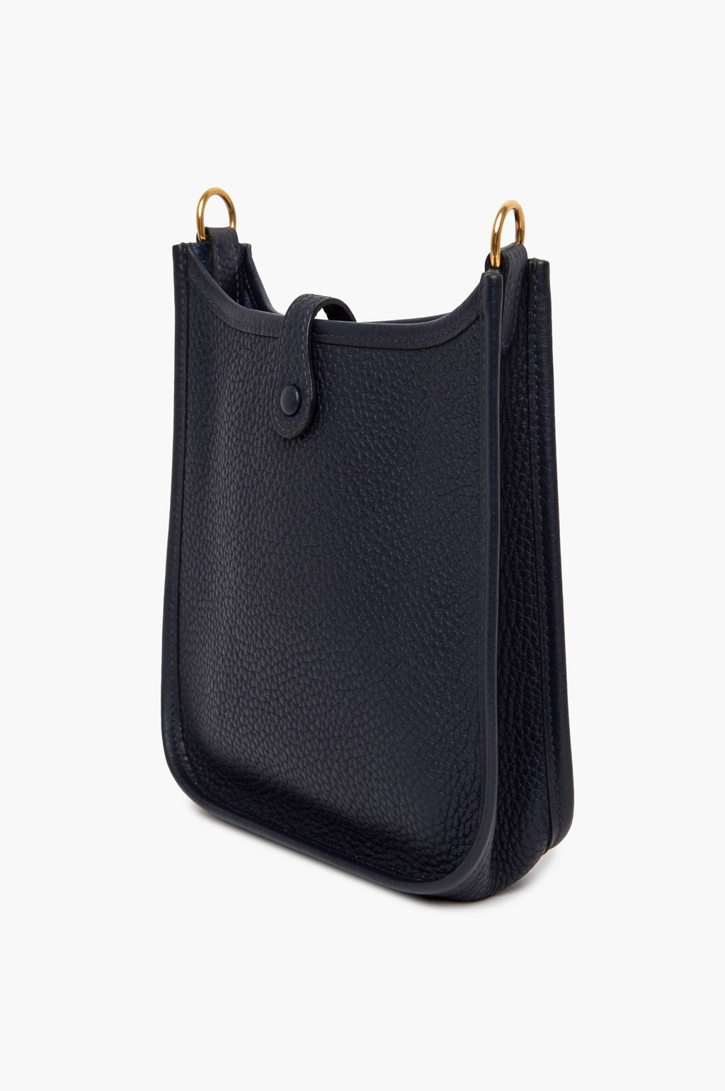 Hermès Navy Clemence TPM 16 Evelyne Bag