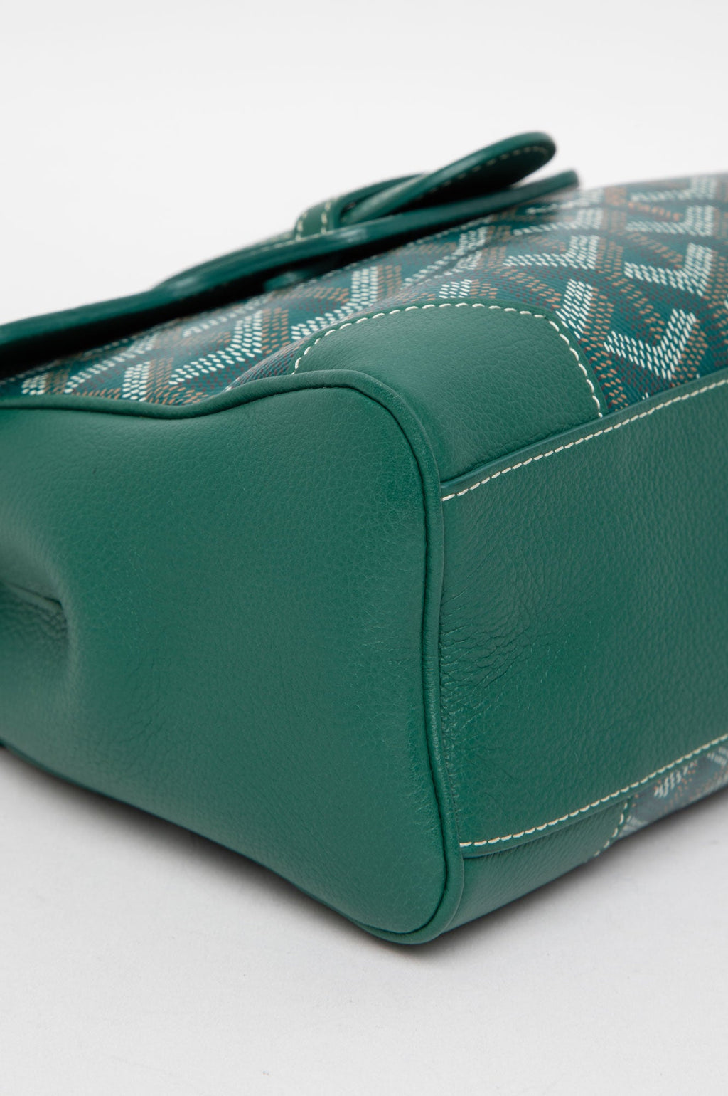 Goyard Green Goyardine Saïgon Souple Mini Bag