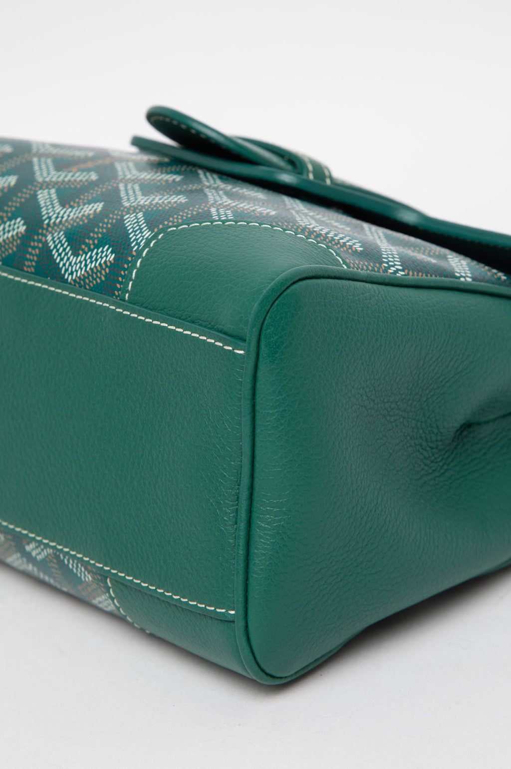 Goyard Green Goyardine Saïgon Souple Mini Bag