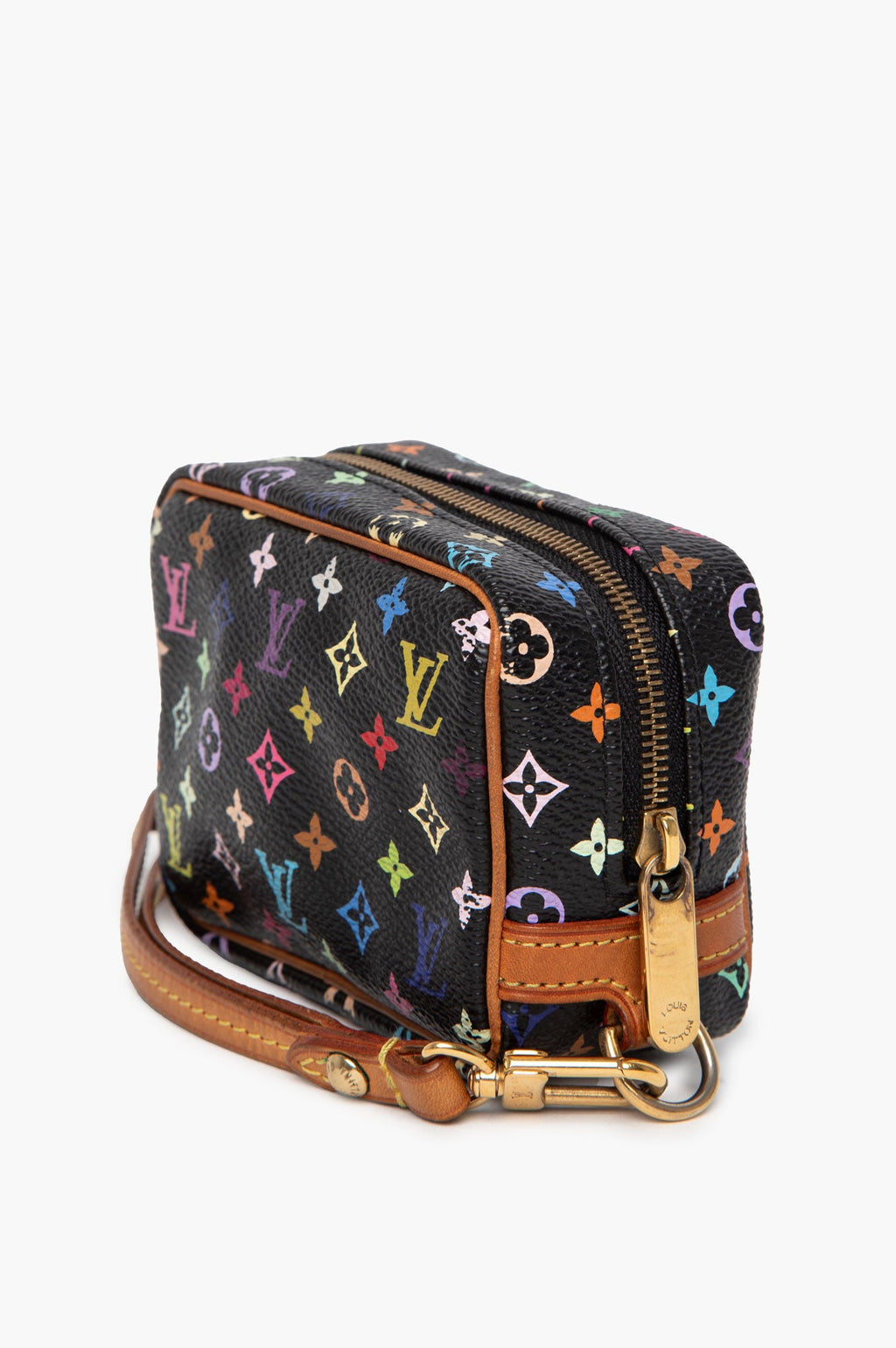 Louis Vuitton x Takashi Murakami Black Trousse Wapity Pouch