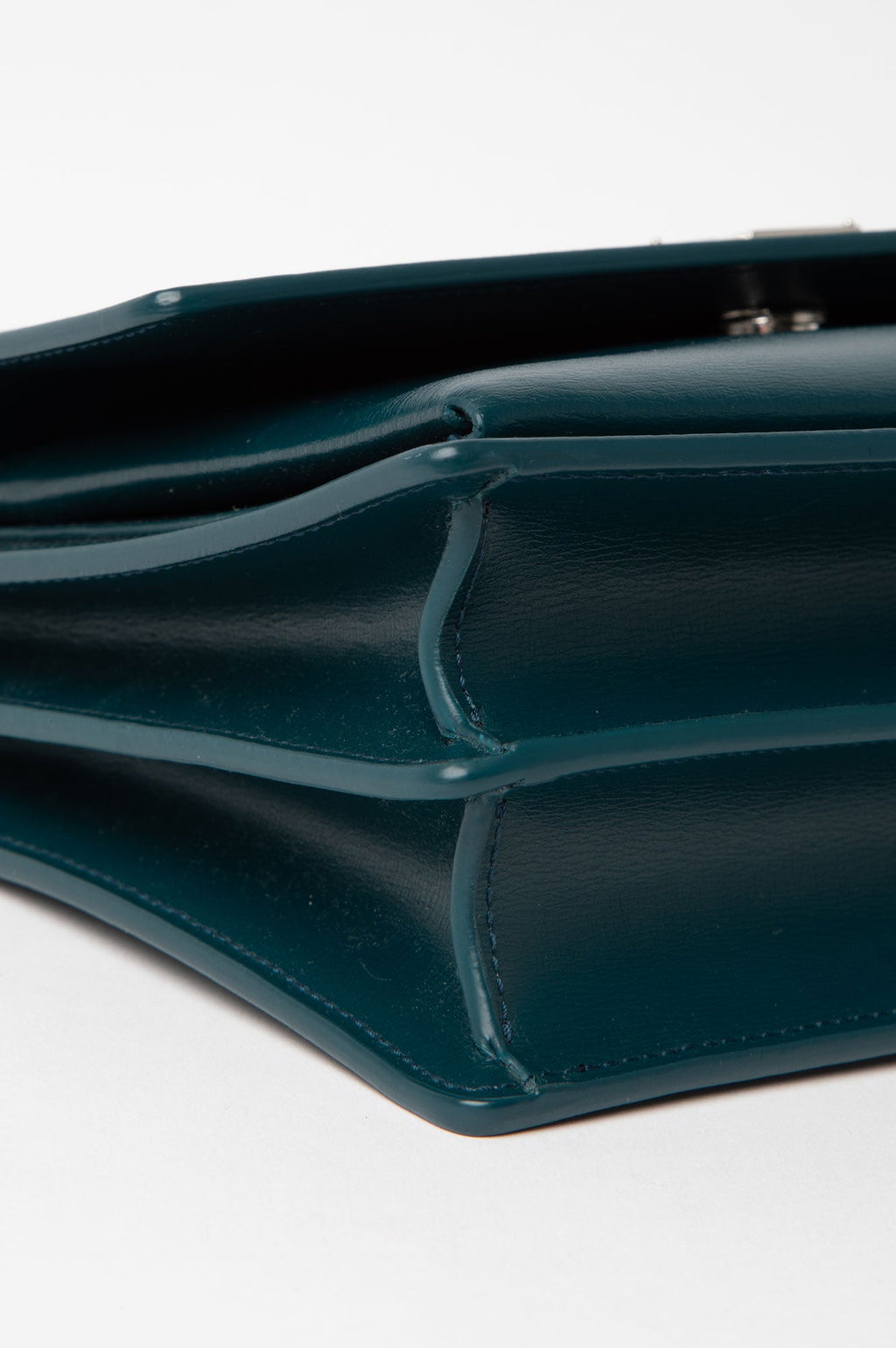 Saint Laurent Teal Medium Sunset Shoulder Bag
