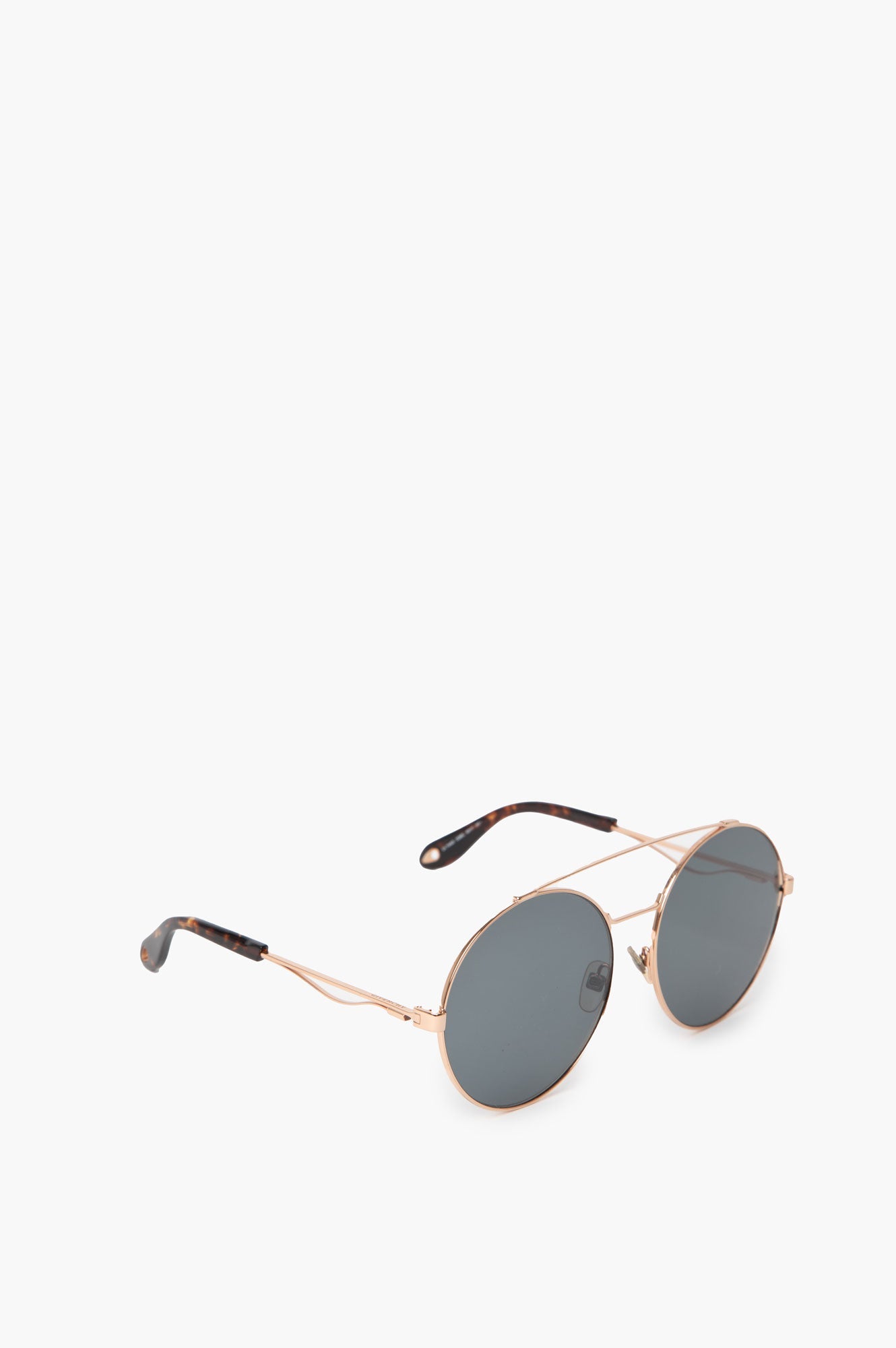Givenchy Gold Frame Round Sunglasses