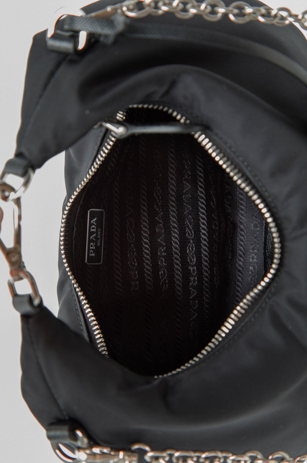 Prada Black Tessuto Re-edition 2006 Bag