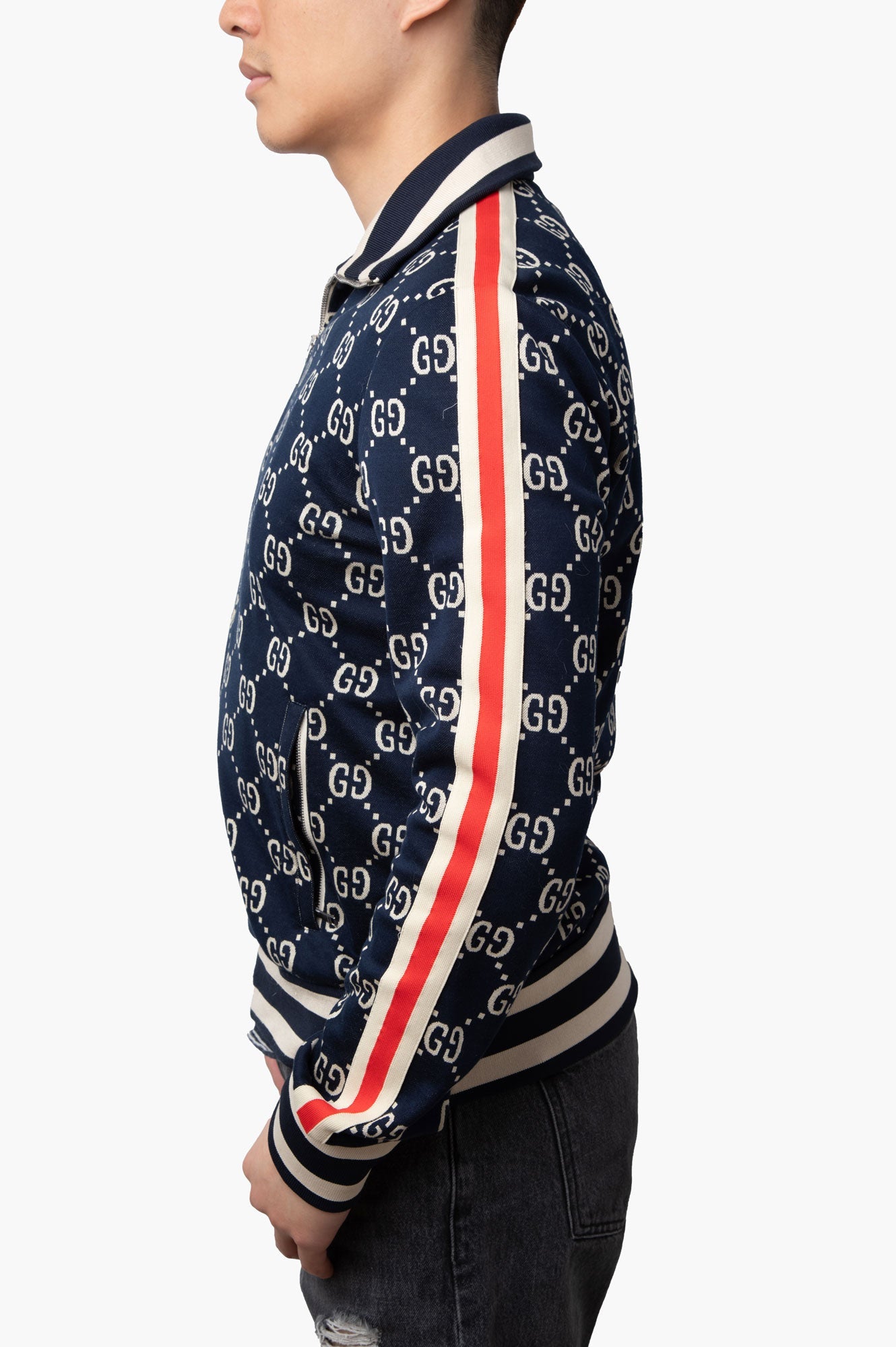 Gucci GG Jacquard Cotton Jacket Size M