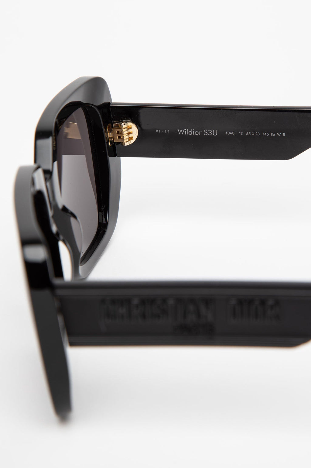 Christian Dior Black Wildior S3U Oversize Square Sunglasses
