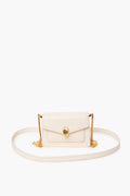 Bvlgari White Serpenti Forever Micro Bag