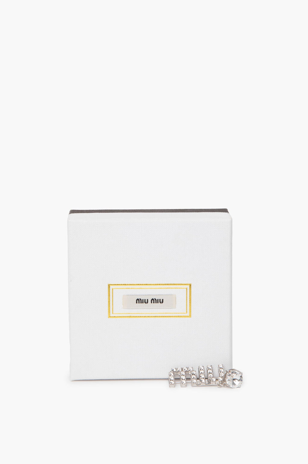 Miu Miu Diamond Pin Brooch