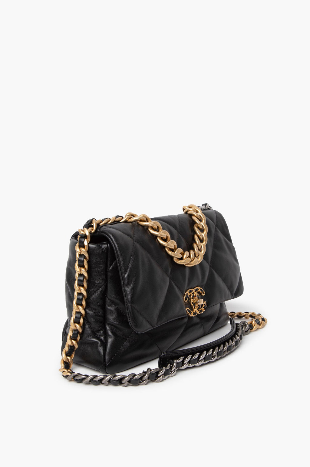 Chanel 19 Black Large G/S Hardware