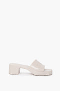 Gucci Rubber Light Grey Slides Size 39