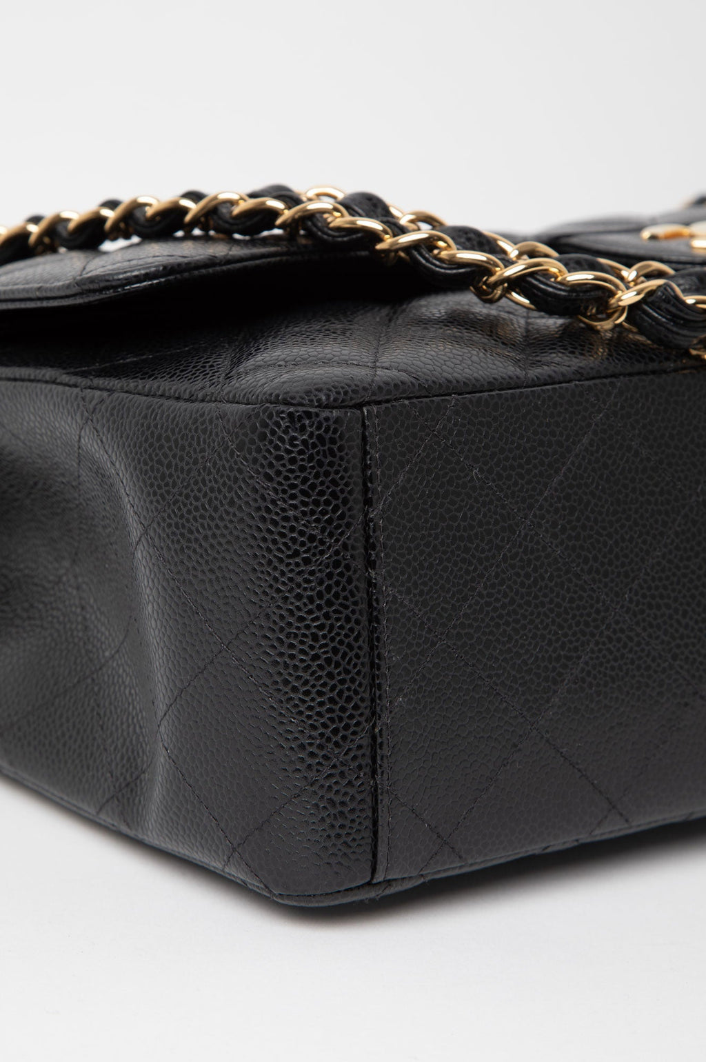 Chanel 2021 Black Caviar Maxi Classic Flap Bag