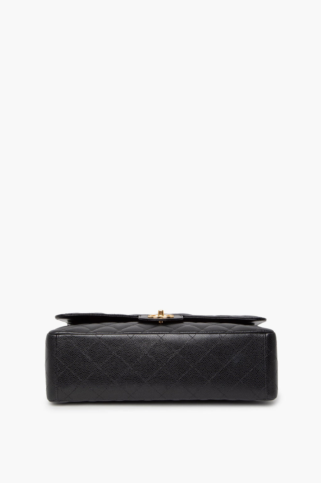 Chanel 2021 Black Caviar Maxi Classic Flap Bag
