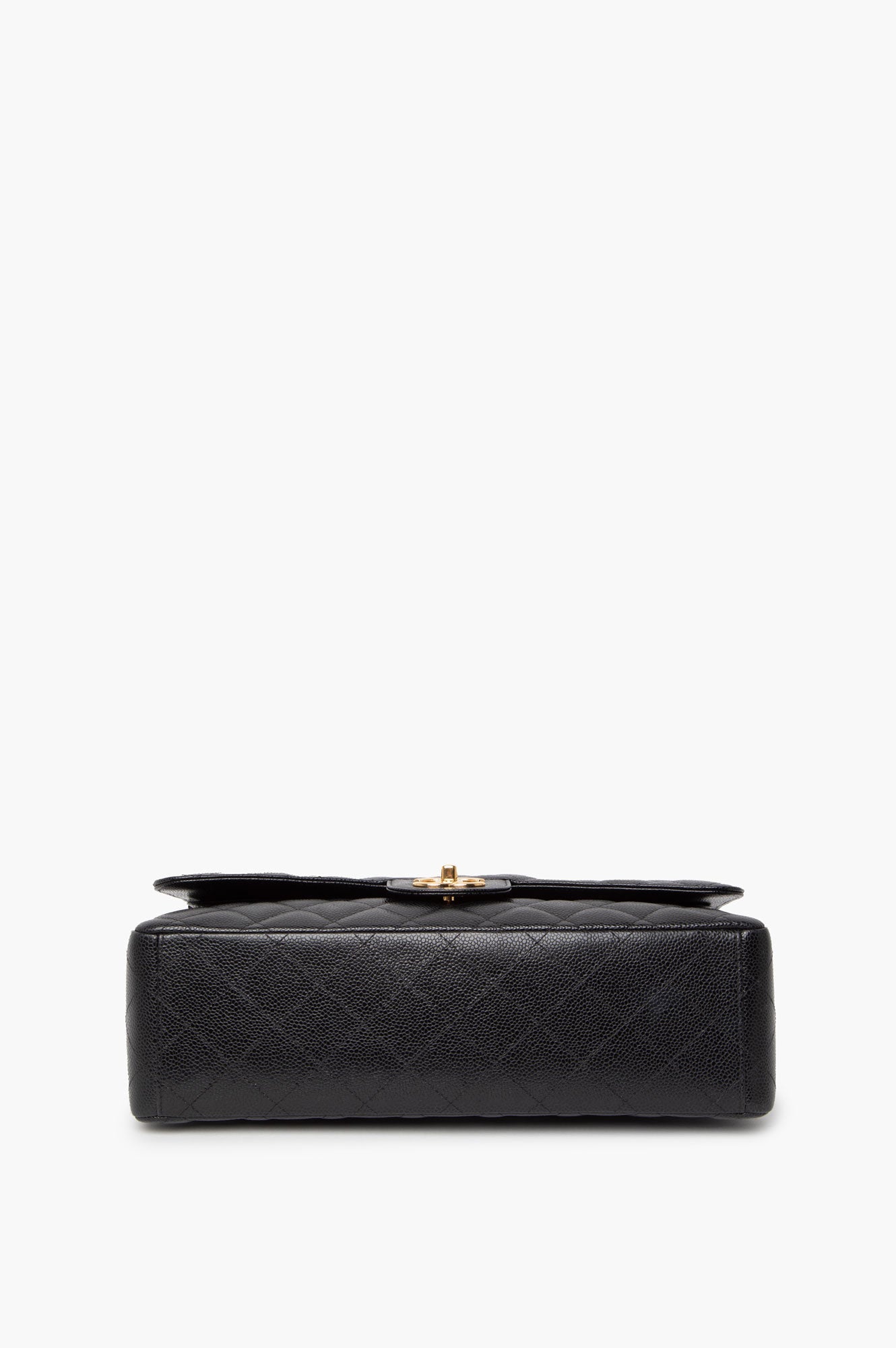 Chanel 2021 Black Caviar Maxi Classic Flap Bag
