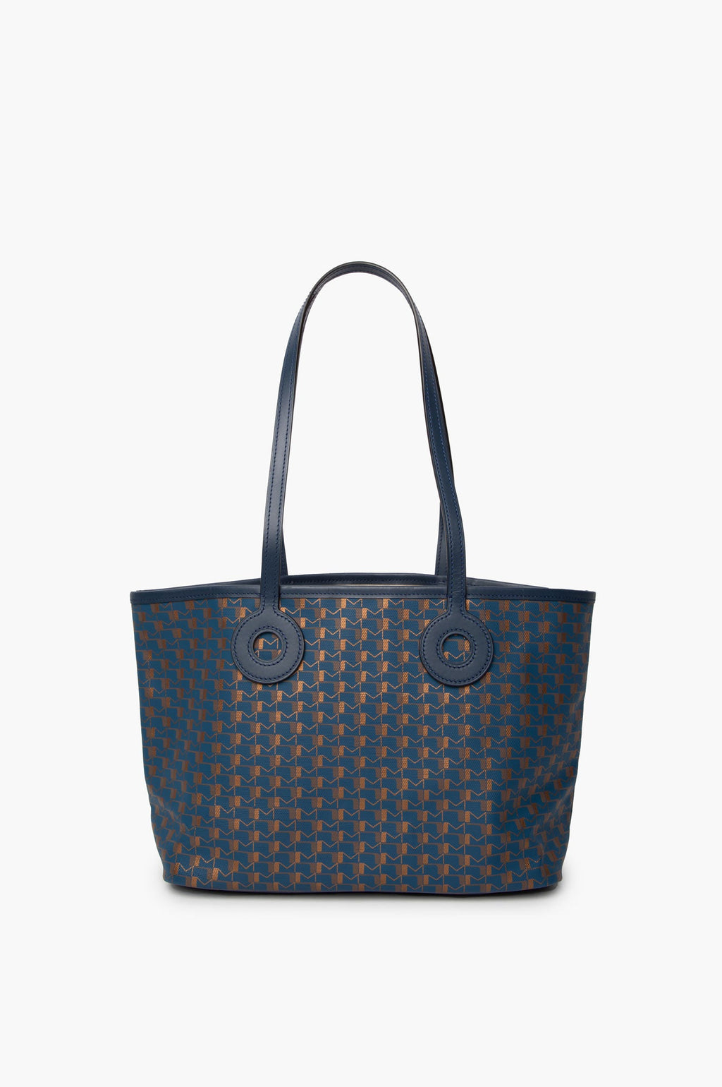 Moynat Blue Canvas Oh Tote Bag