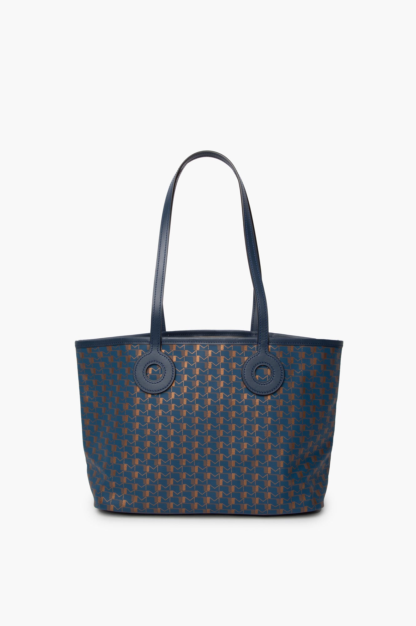 Moynat Blue Canvas Oh Tote Bag