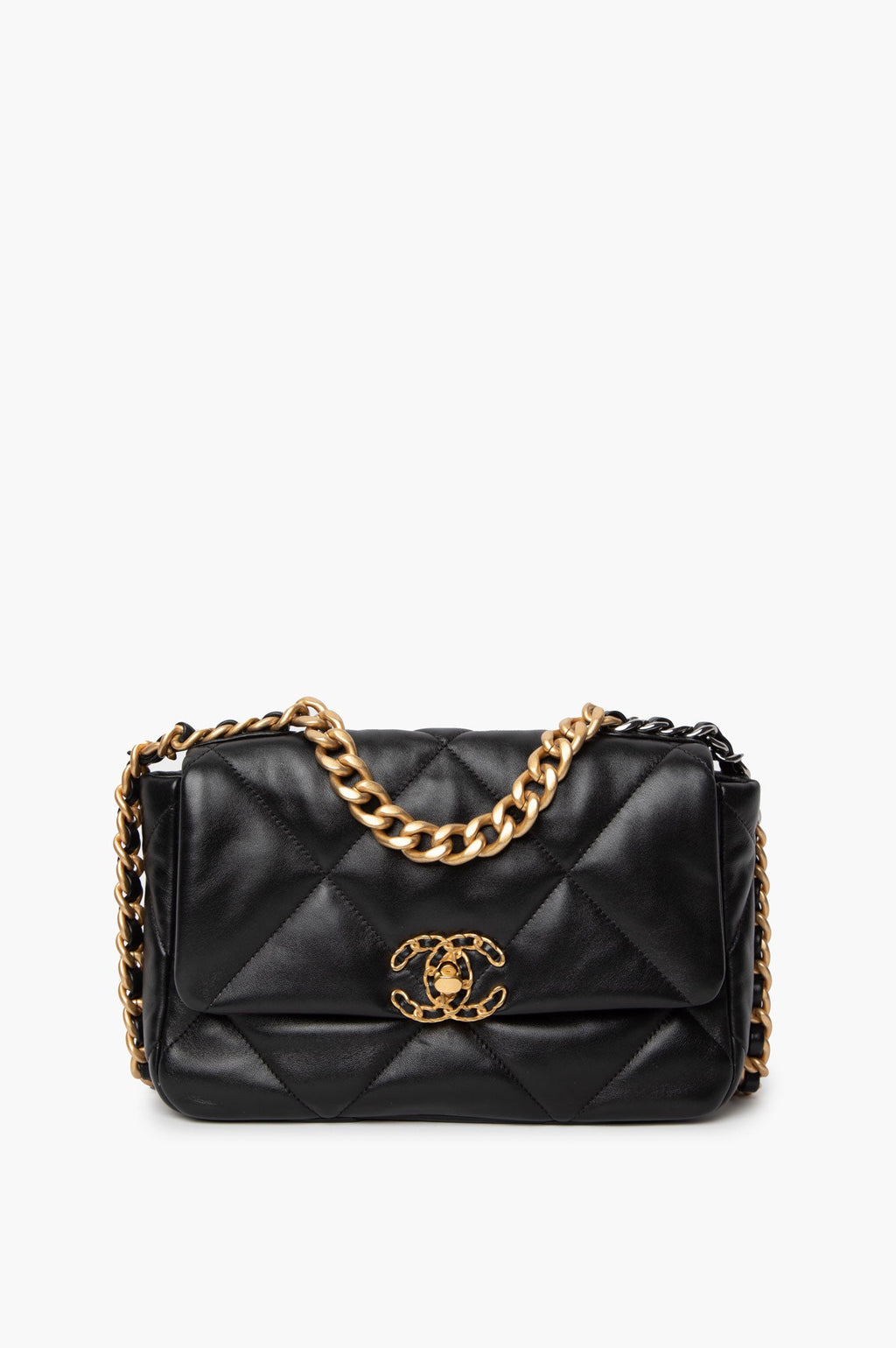 Chanel 19 Black Medium G/S Hardware