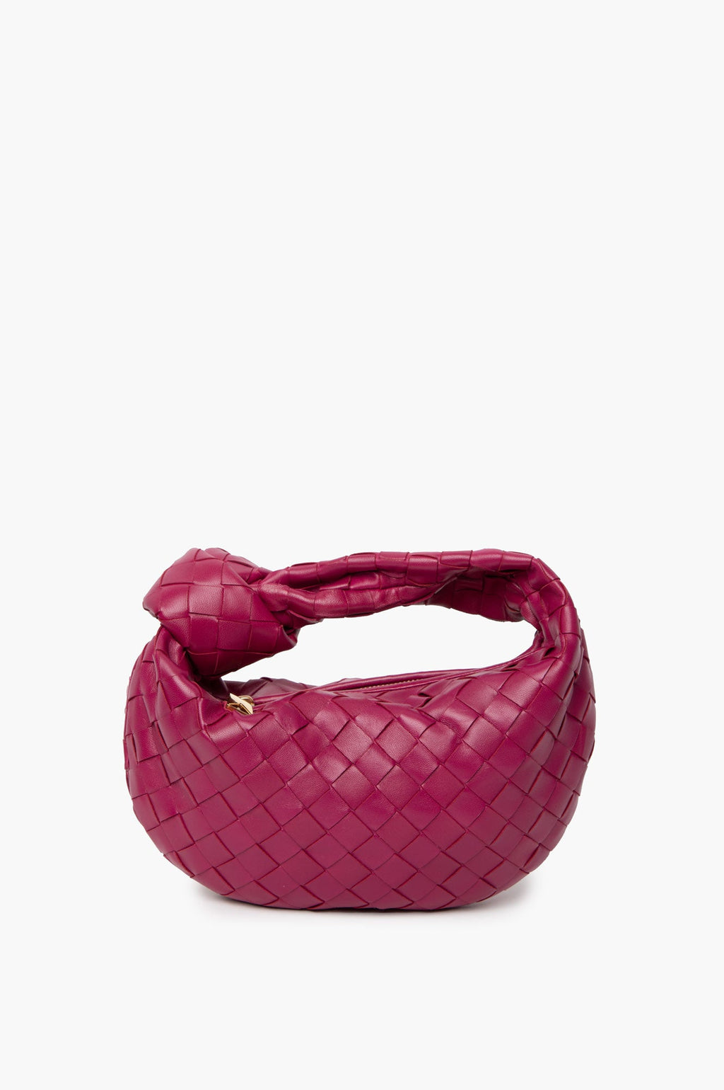 Bottega Veneta Pink Mini Intrecciato Jodie Bag