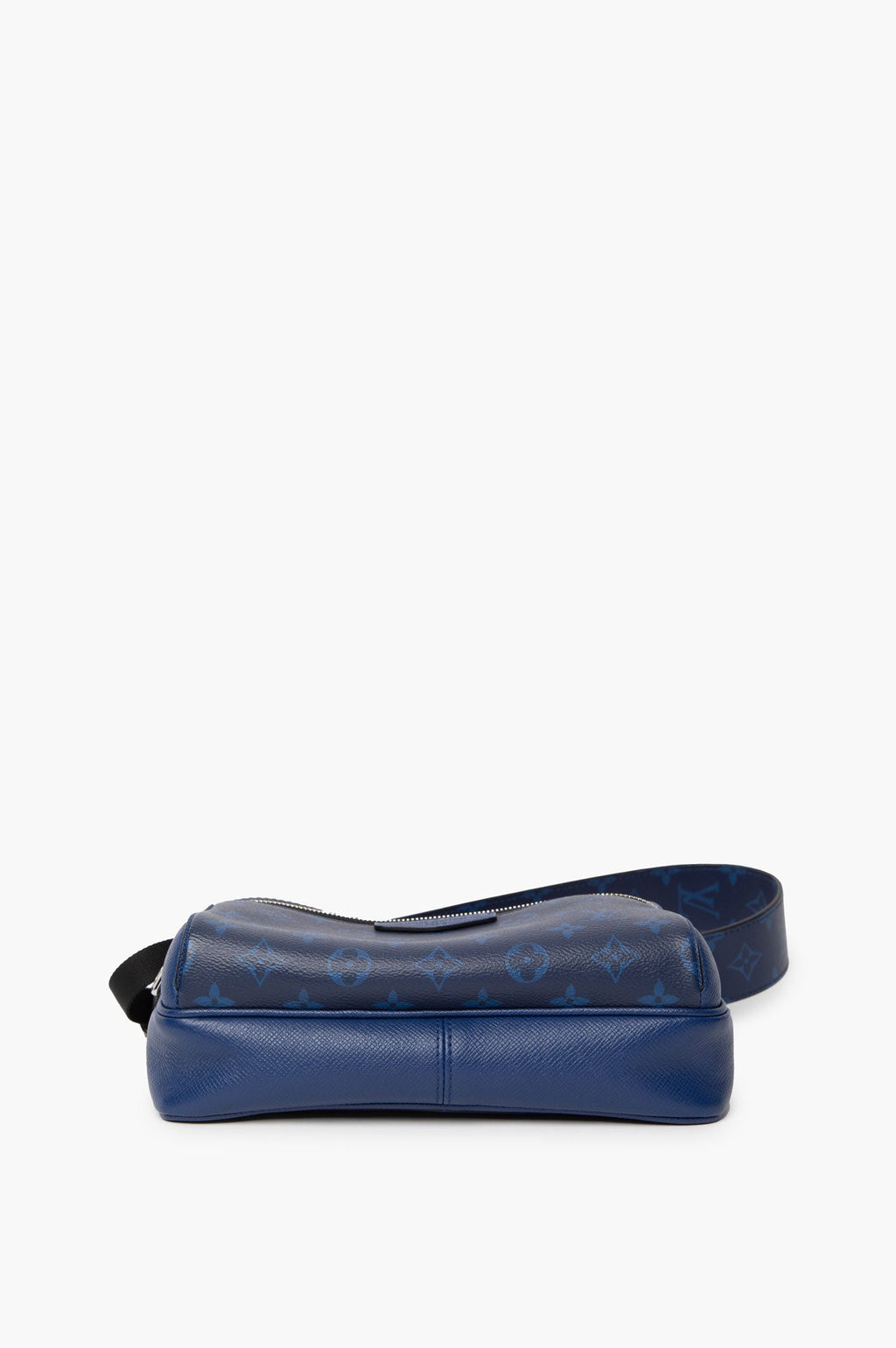 Louis Vuitton Blue Leather Taigarama Outdoor Messenger Bag