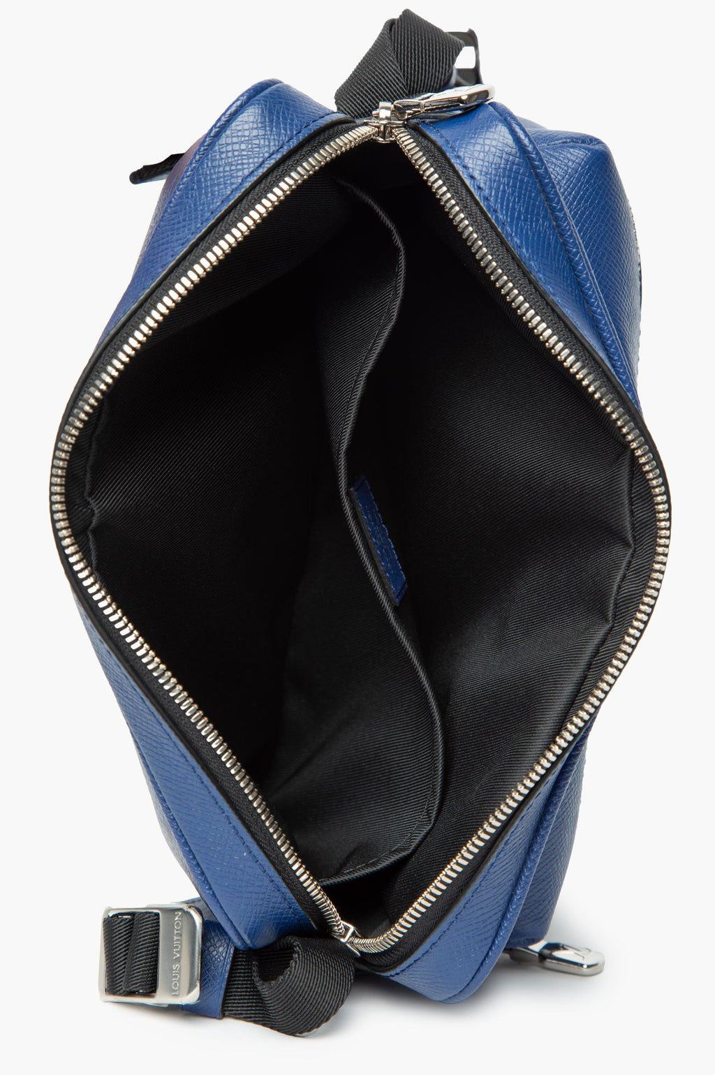 Louis Vuitton Blue Leather Taigarama Outdoor Messenger Bag
