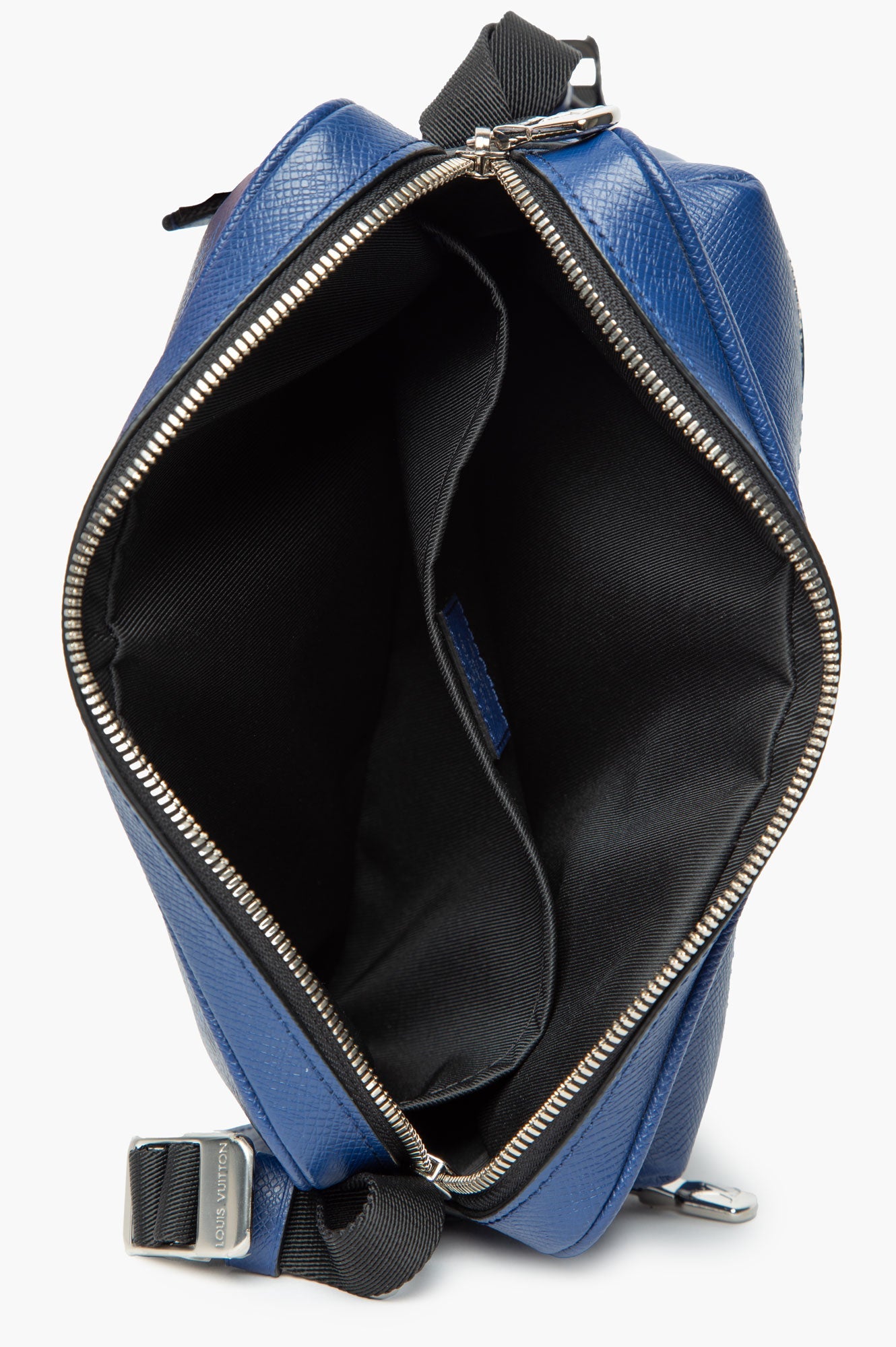 Louis Vuitton Blue Leather Taigarama Outdoor Messenger Bag