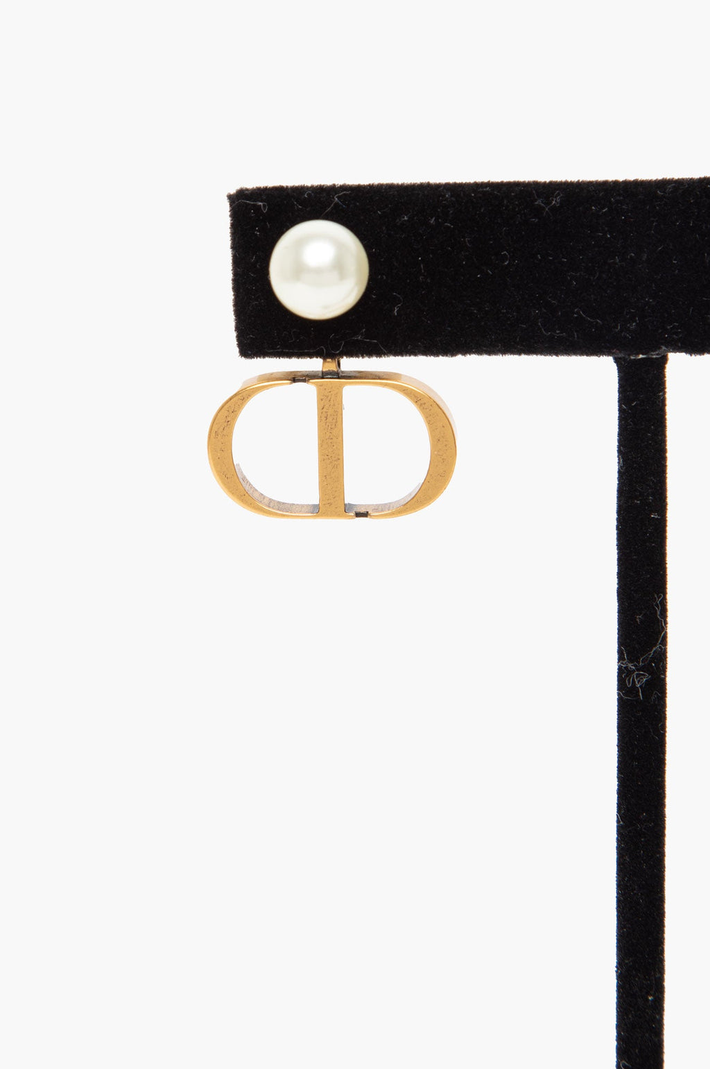 Christian Dior Antique Gold-Finish Tribales Earrings