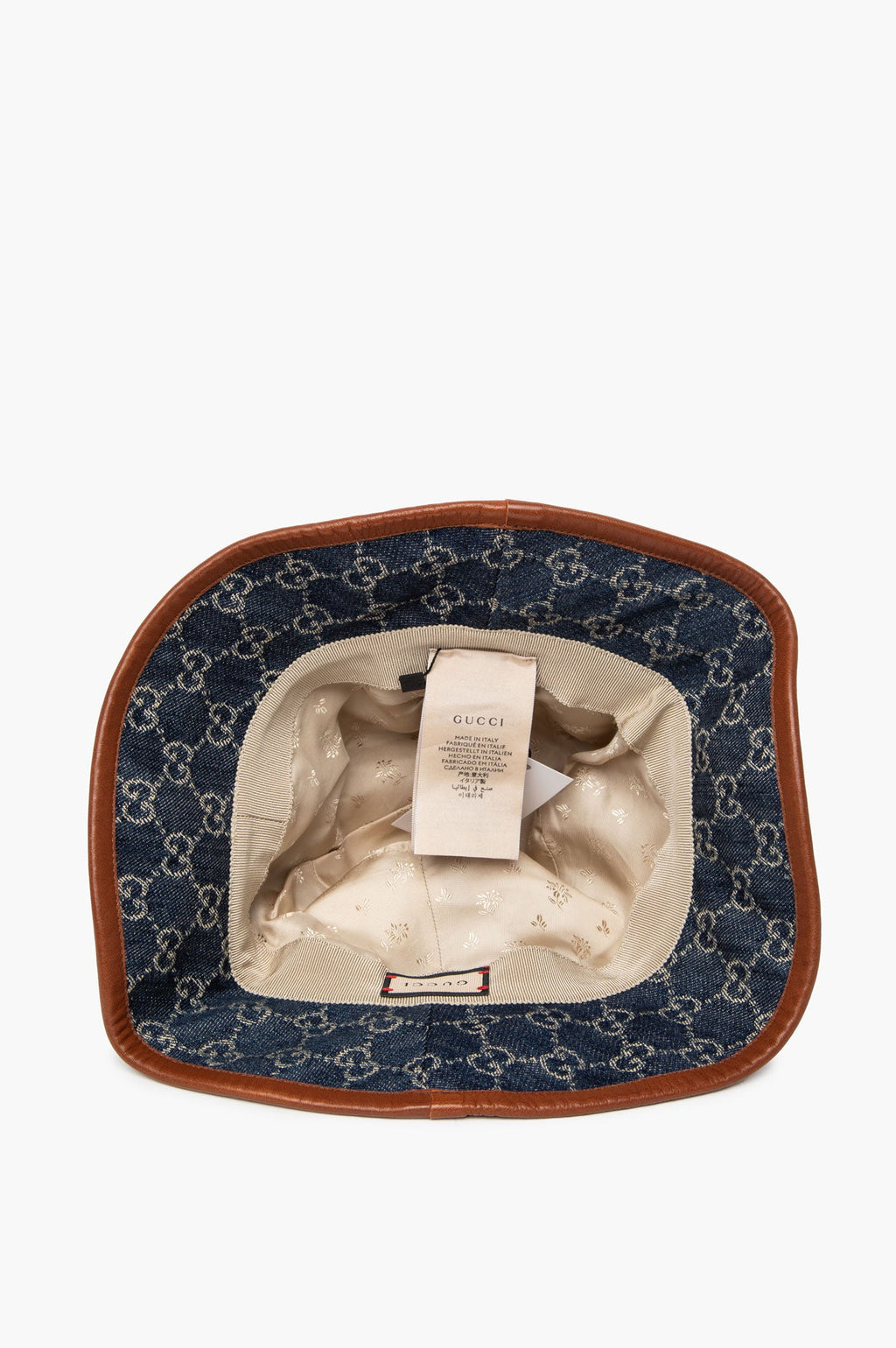 Gucci Denim GG Monogram Bucket Hat