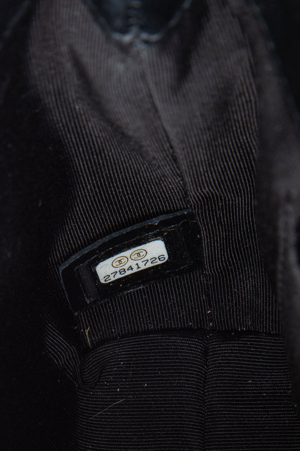 Chanel Black Stitched Calfskin Small Covered CC Flap Bag