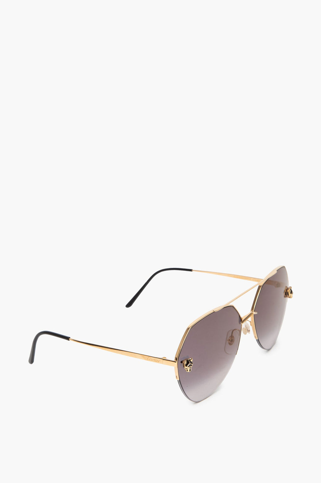 Cartier Panthere De Cartier CT0355S Gold Frame Grey Lenses Sungalsses