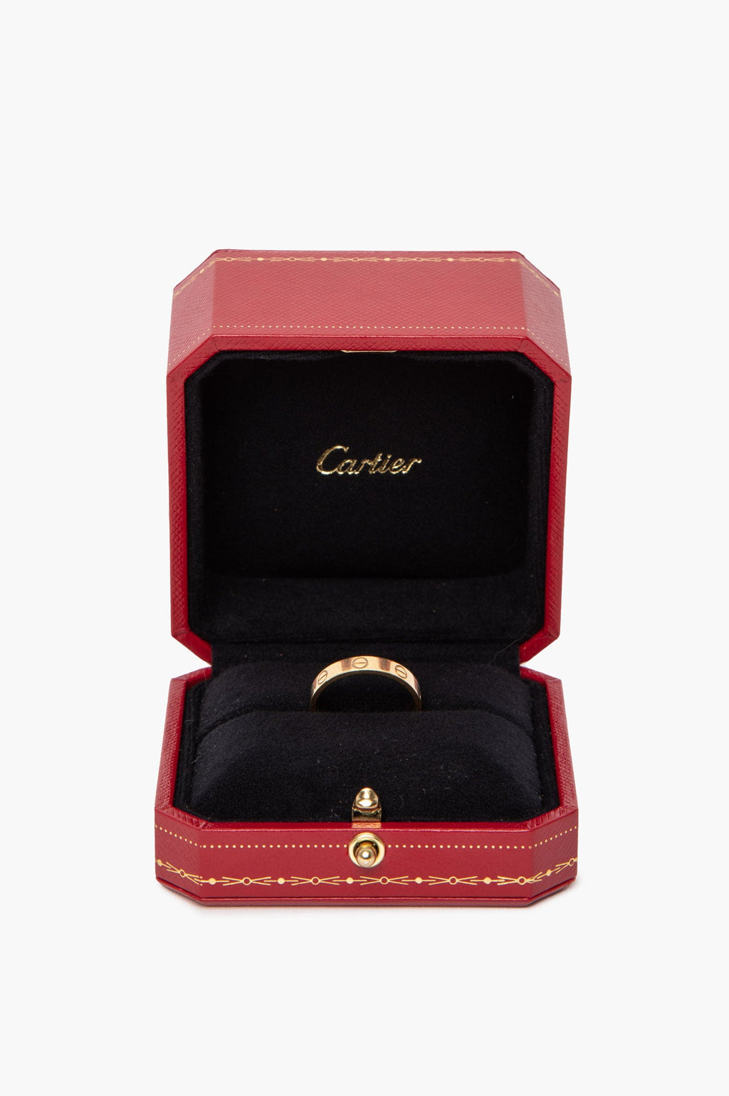 Cartier 18k Yellow Gold Wedding Band Size 57