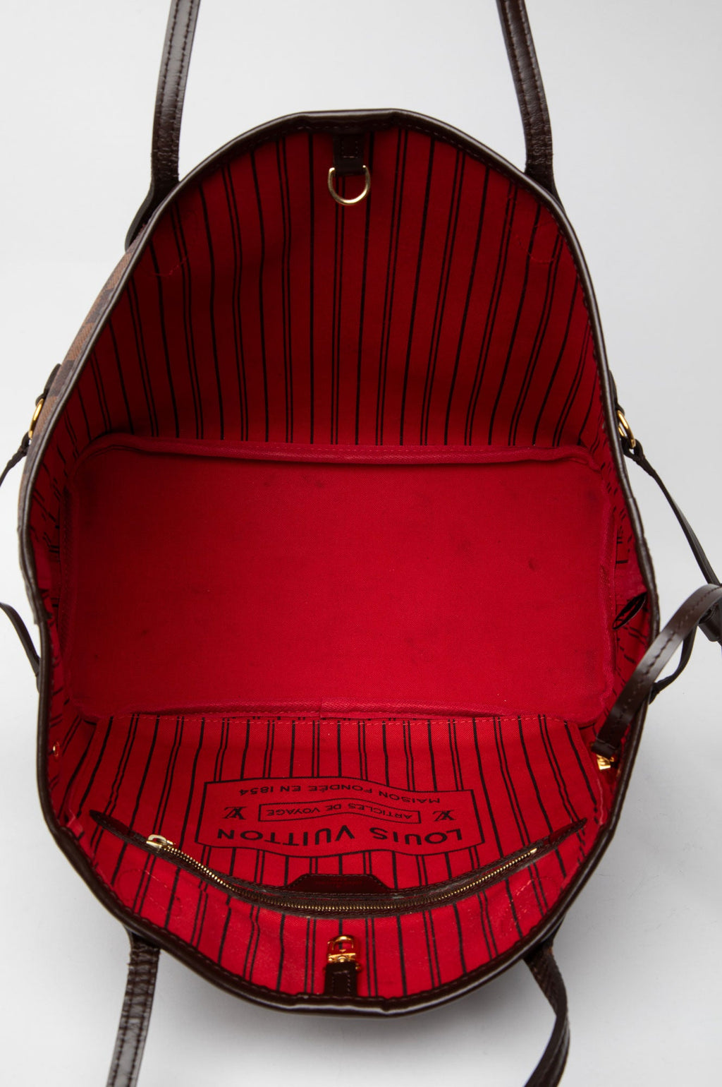Louis Vuitton Damier Ebene Neverfull MM with Pouch
