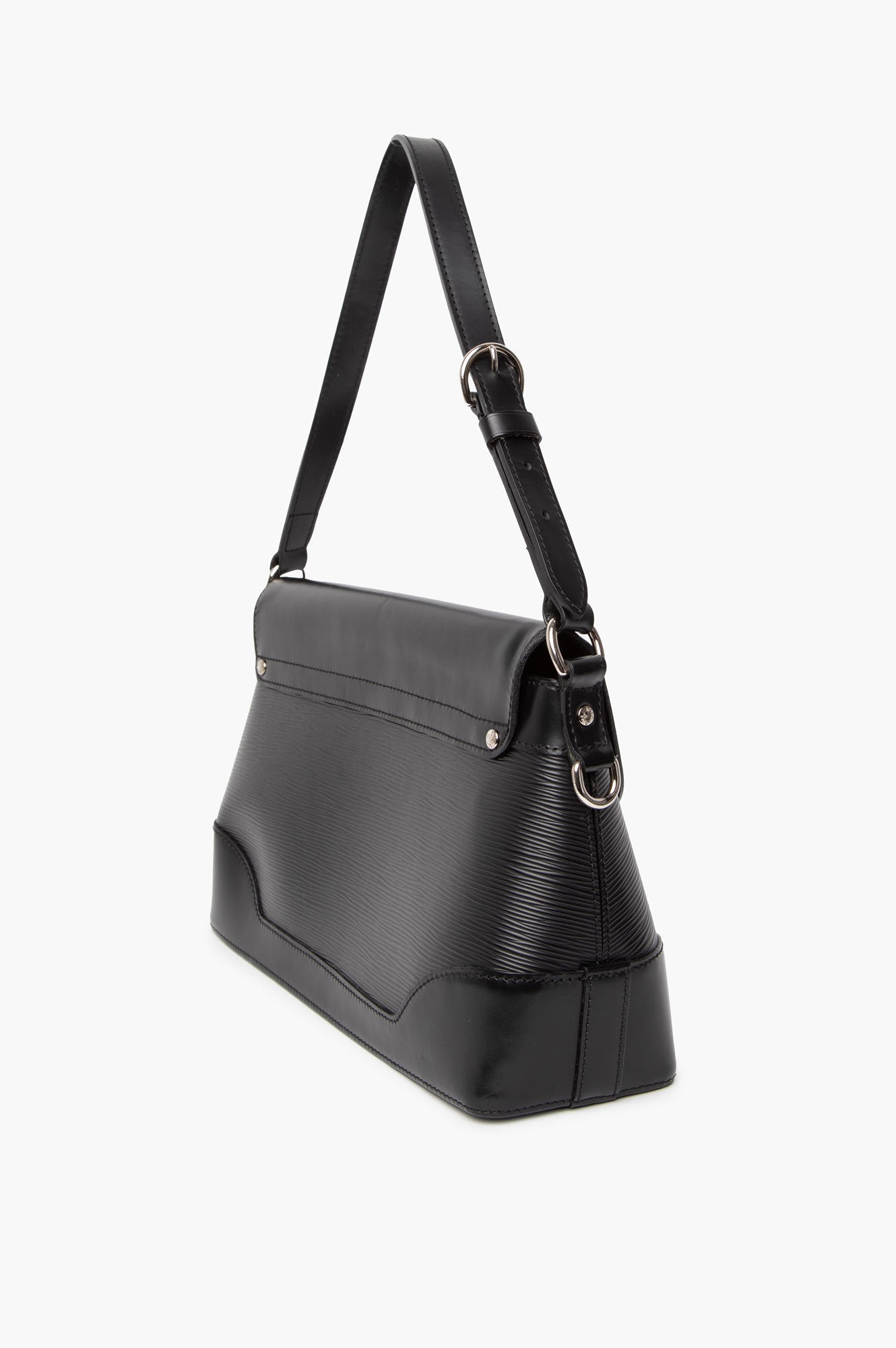 Louis Vutton Black Epi Bagatelle PM Shoulder Bag