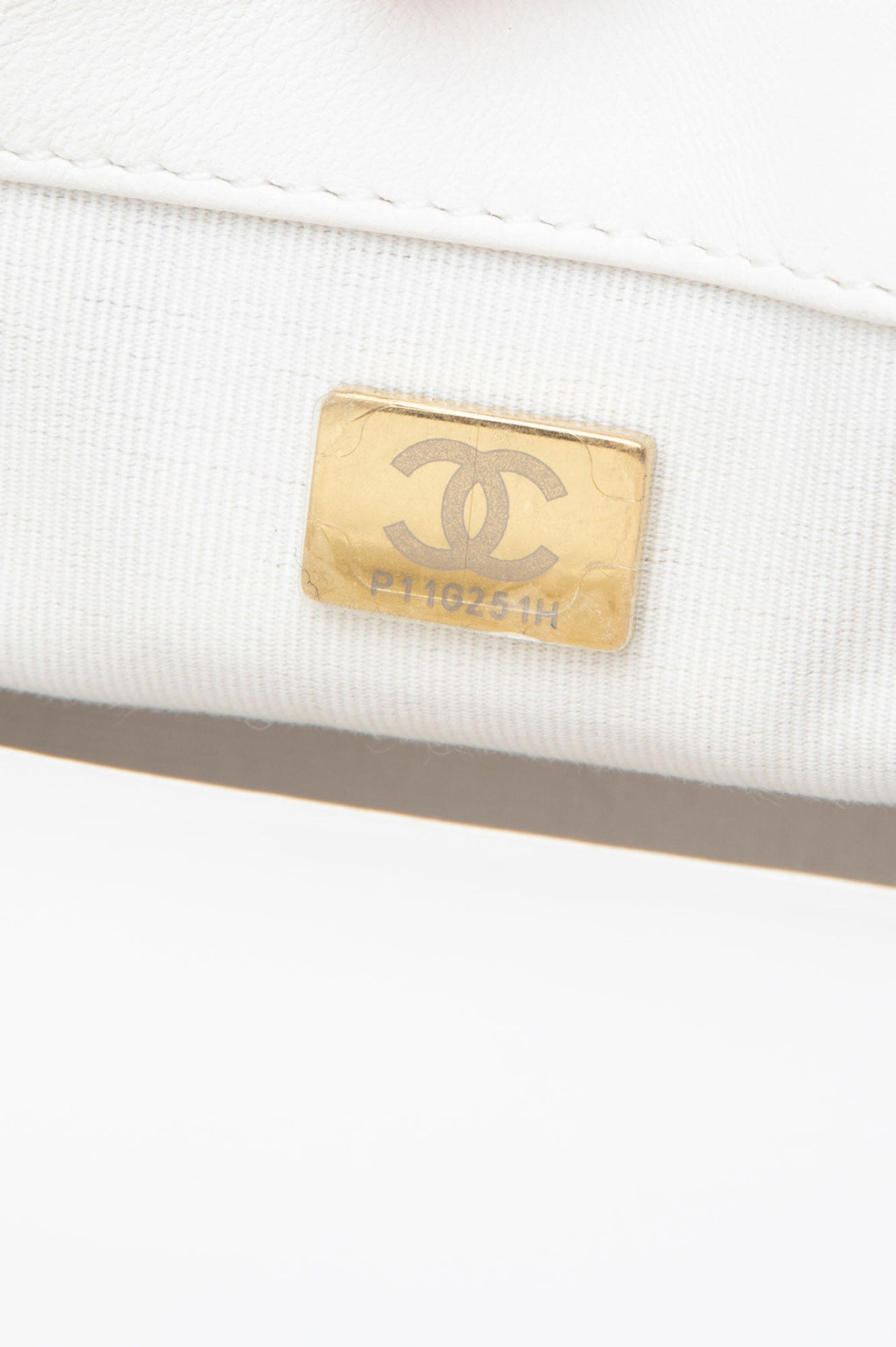 Chanel White Calfskin Small Dynasty Flap Bag