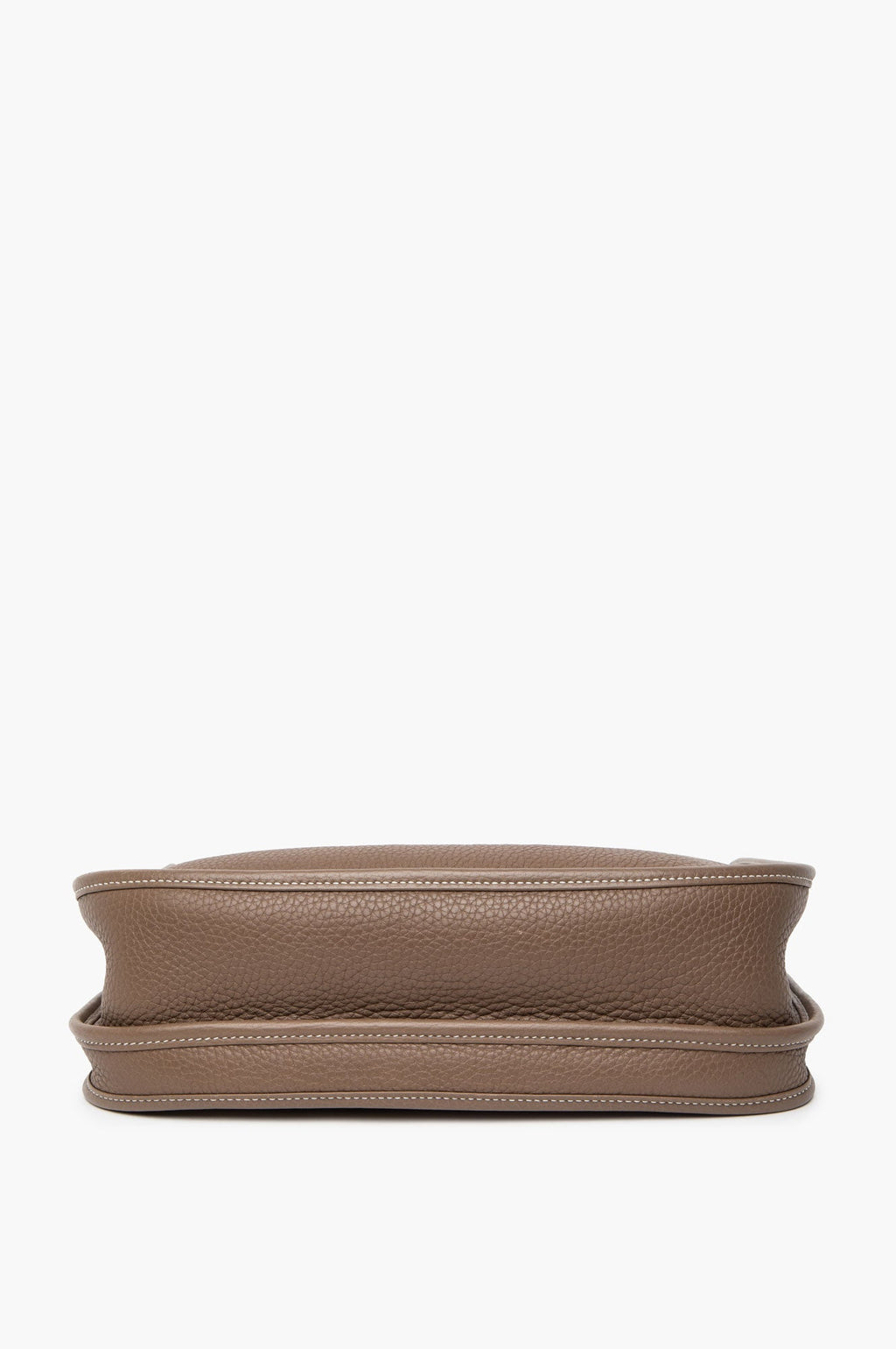 Hermes Etaupe Clemence Leather Evelyne 29 PM