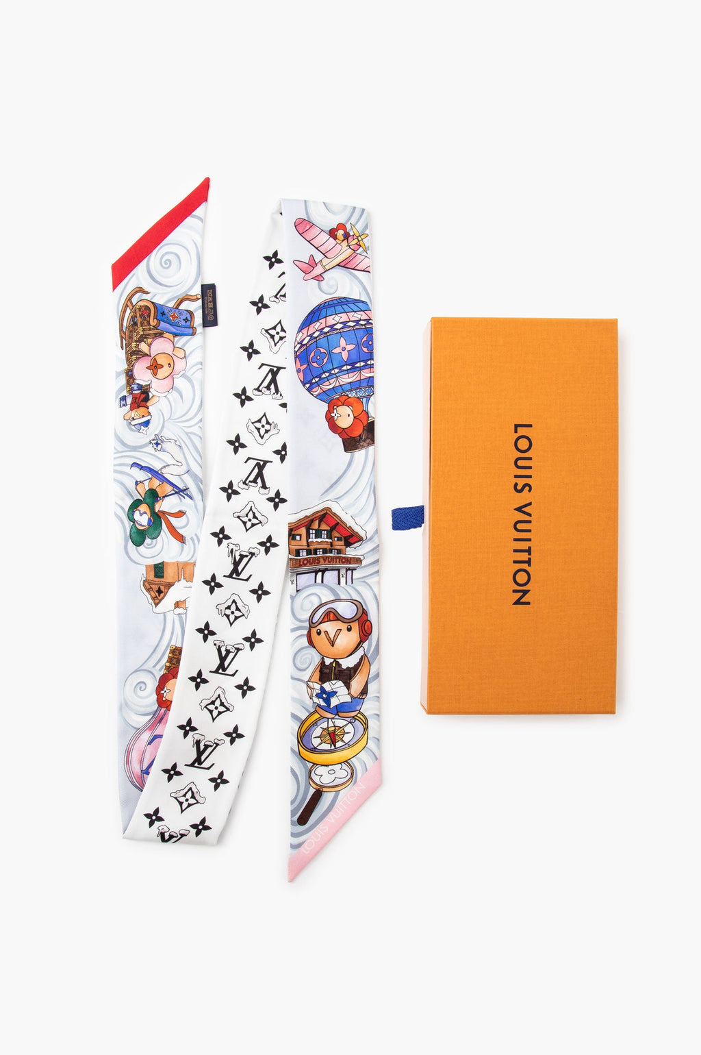 Louis Vuitton Vivienne Winter Holiday Monogram BB Bandeau Scarf
