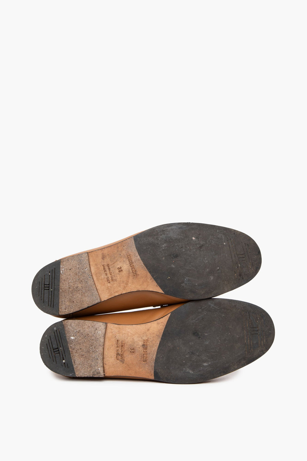 Hermès Naturel Calfskin Collette Loafer Size 38