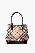 Burberry Supernova Check Coated Canvas Shoulder Bag