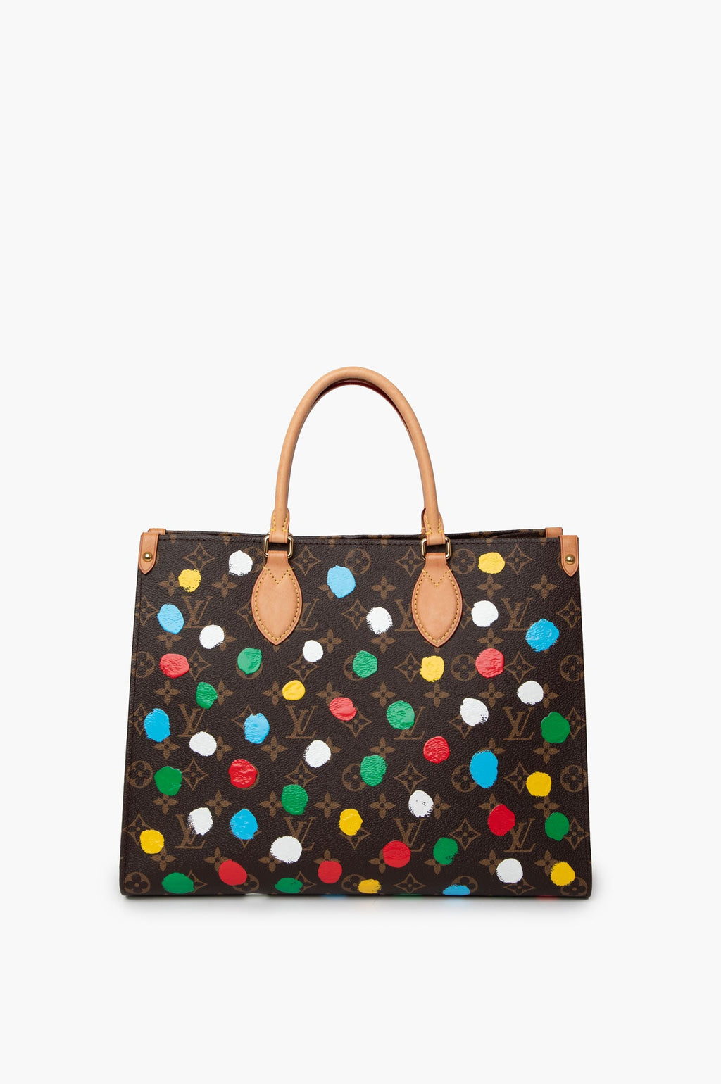 Louis Vuitton x Yayoi Kusama OTG MM Monogram 3D Dots Tote Bag