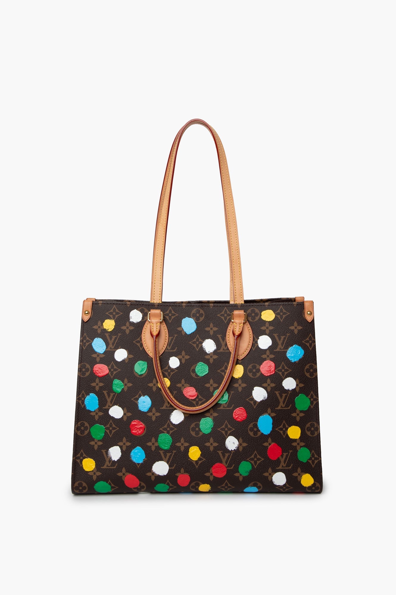 Louis Vuitton x Yayoi Kusama OTG MM Monogram 3D Dots Tote Bag