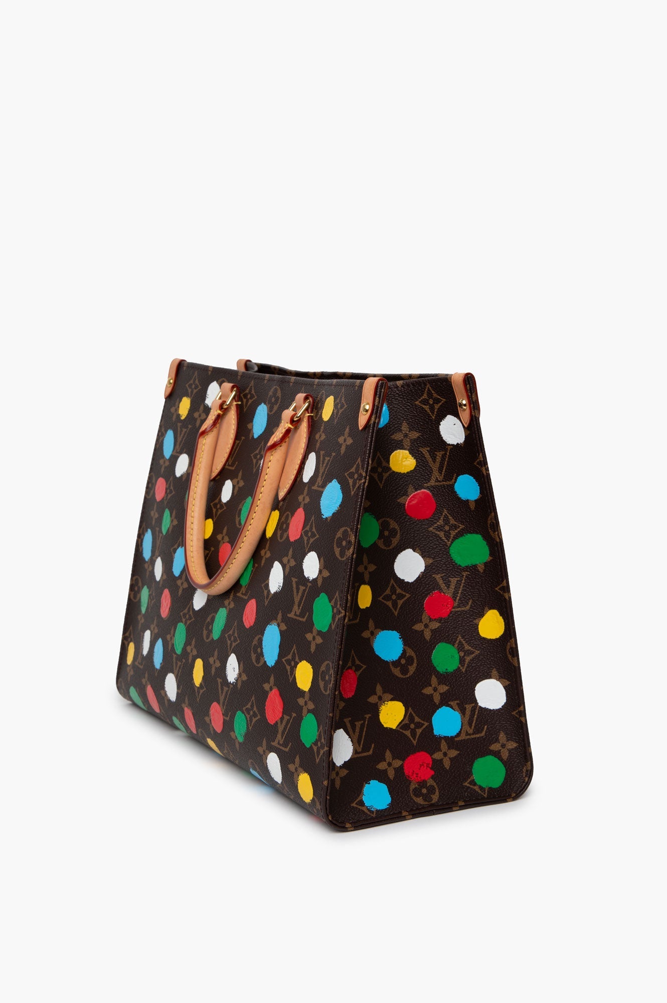 Louis Vuitton x Yayoi Kusama OTG MM Monogram 3D Dots Tote Bag