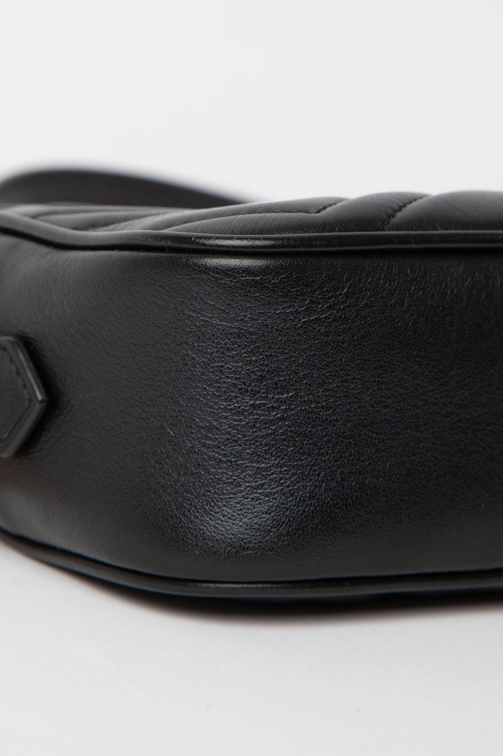 Gucci Black GG Marmont Matelasse Mini Camera Bag